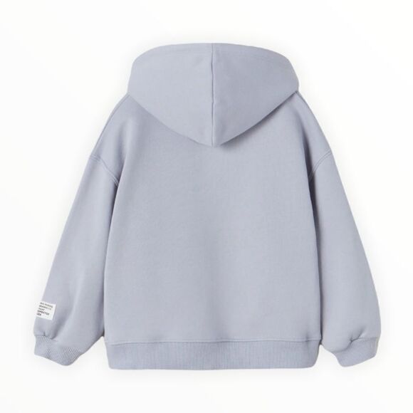 ZARA Kids | Mid Blue | NEW YORK SEQUINED PLUSH SWEATSHIRT - Picture 2 of 4